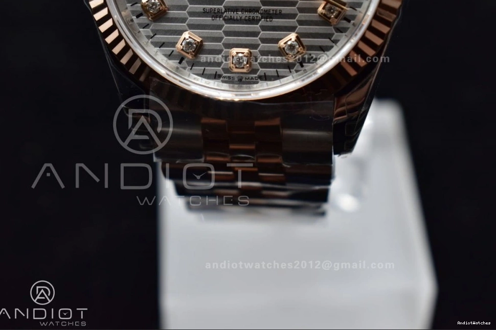 1:1 VS 36 TopPick Bracelet SS 904L DateJust Diamond Dial Jubilee On Silver Edition 563 126234 Markers VSF Best 0301